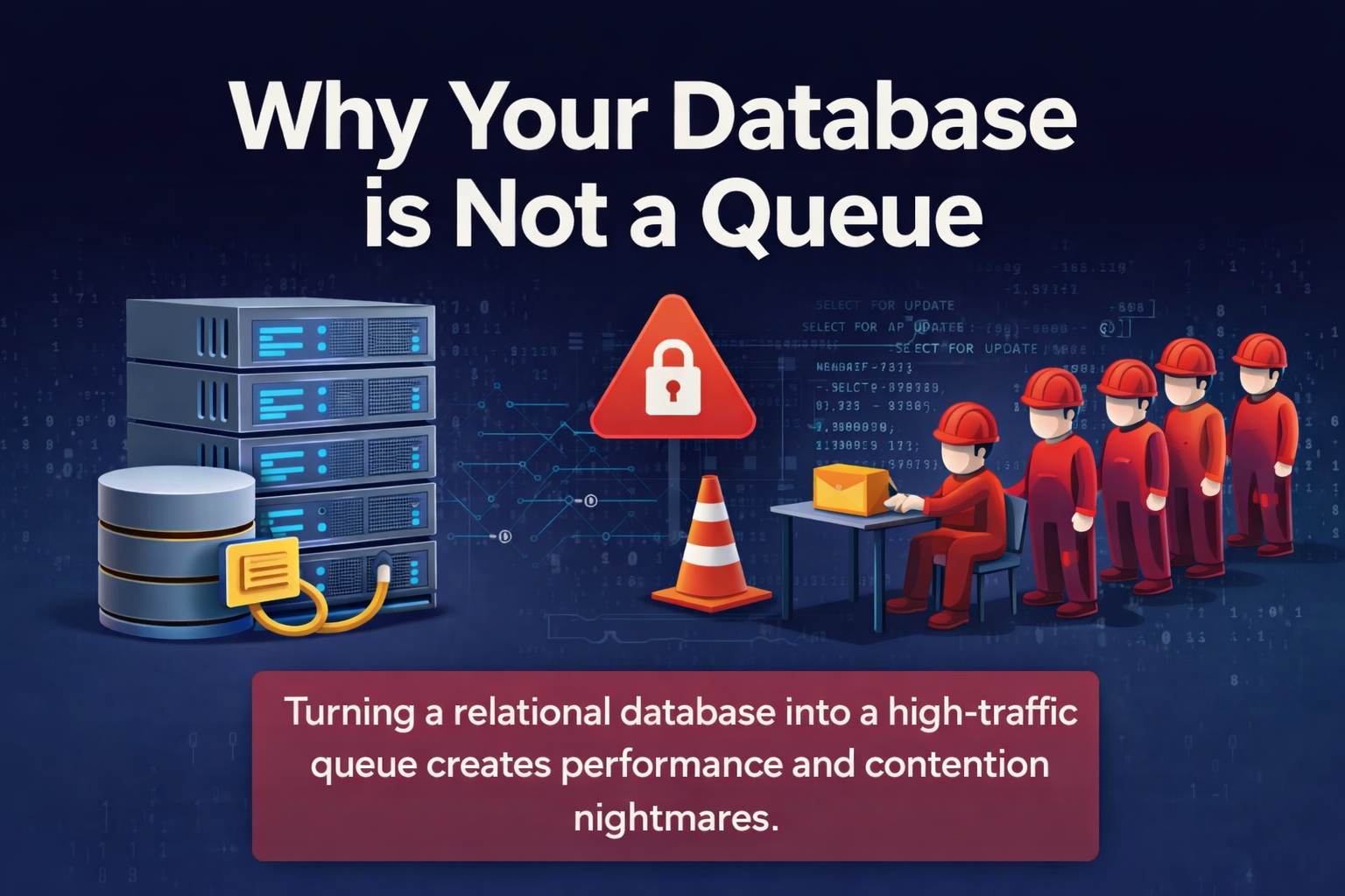 Why Your Database Is Not a Queue.